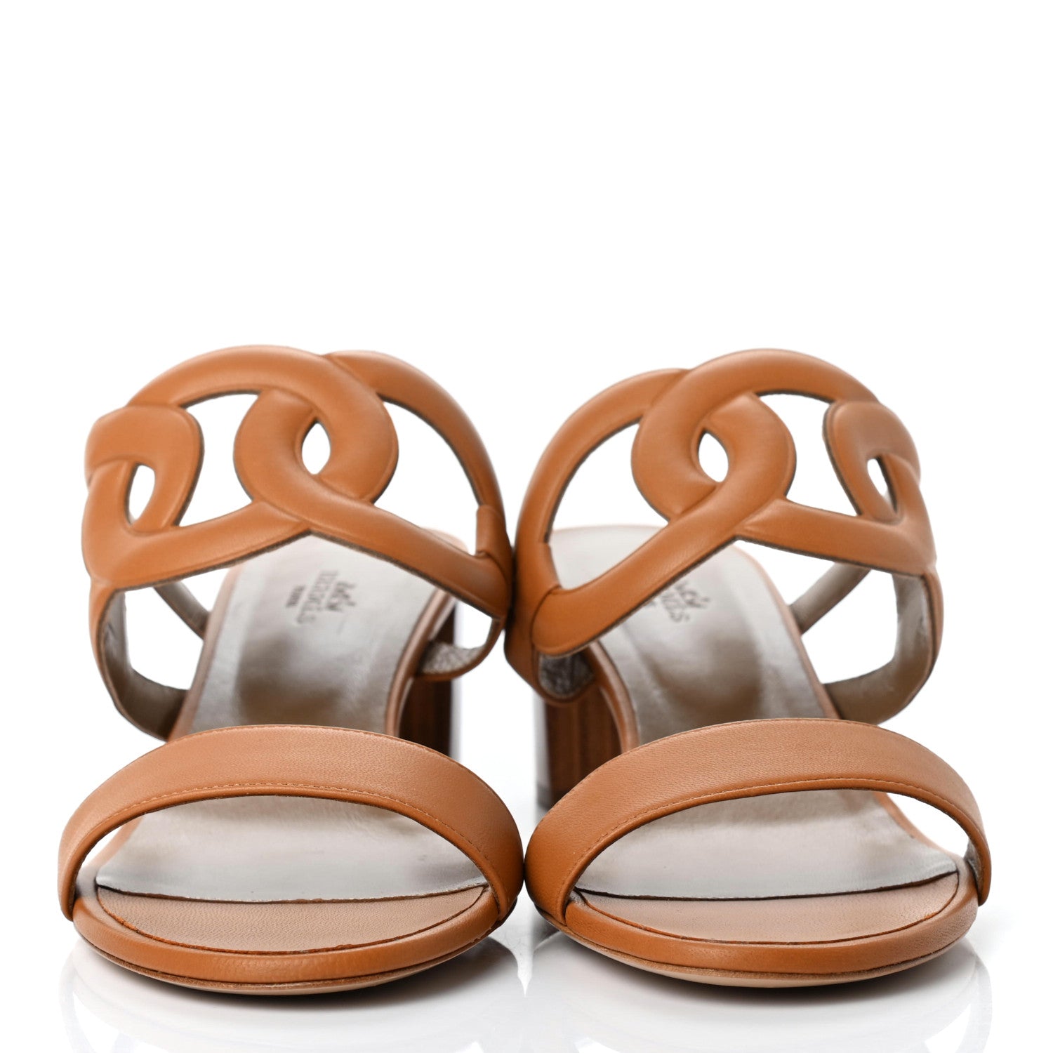 Hermes Nappa Bikini Sandals 41 Gold 2 of 8