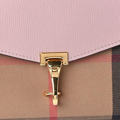 Burberry Derby Calfskin House Check Small Macken Crossbody Bag Pale Orchid 11 of 11