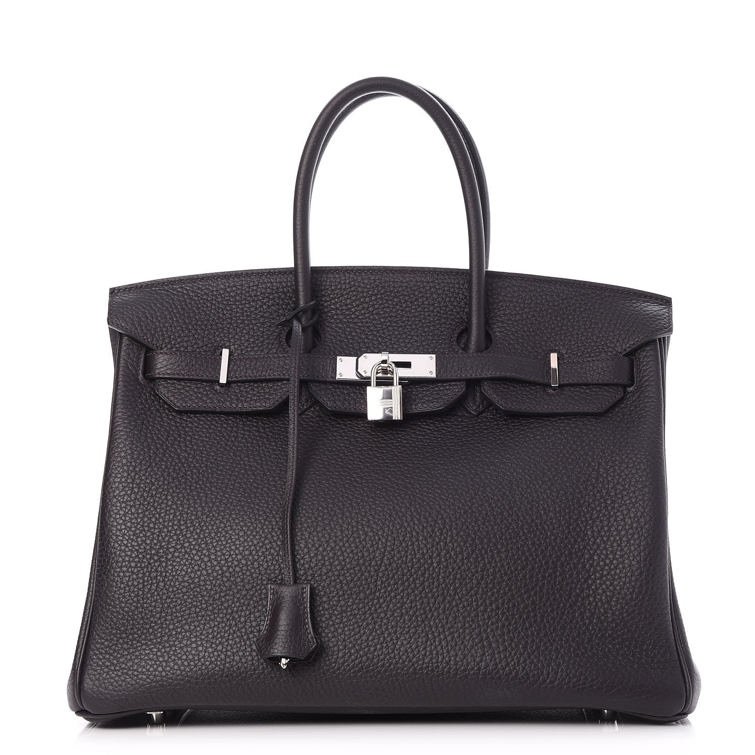 Hermes Taurillon Clemence Birkin 35 Prunoir 1 of 31