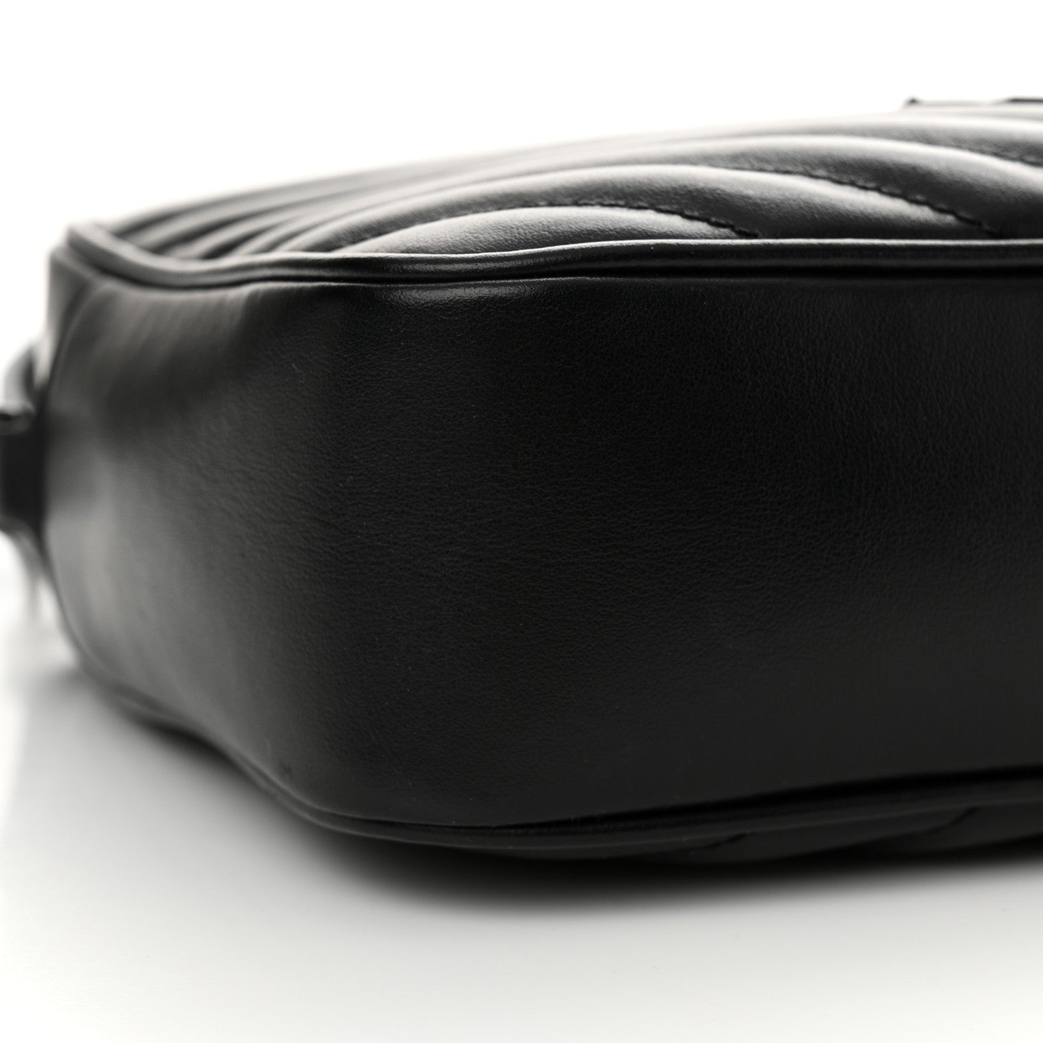 Saint Laurent Calfskin Matelasse Monogram Monochrome Lou Camera Bag Black 9 of 12