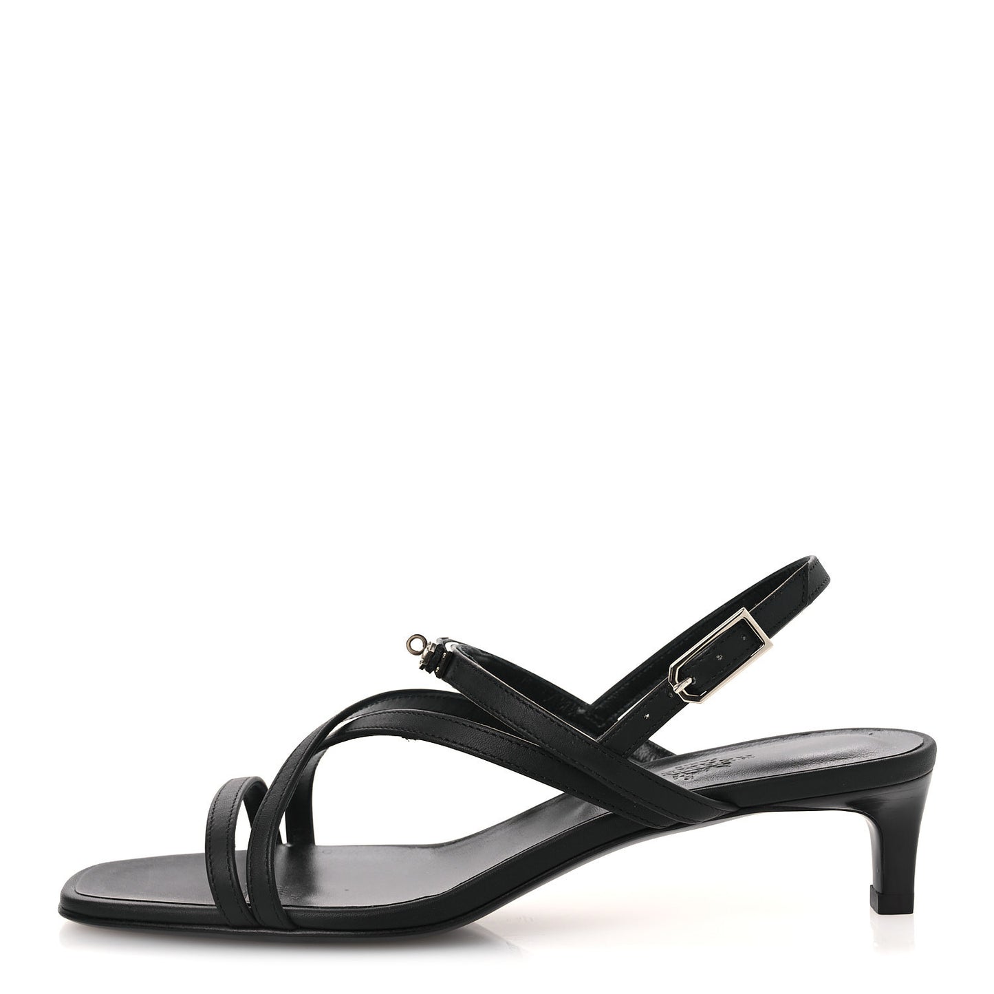 Calfskin Muse 40 Sandal 37 Black
