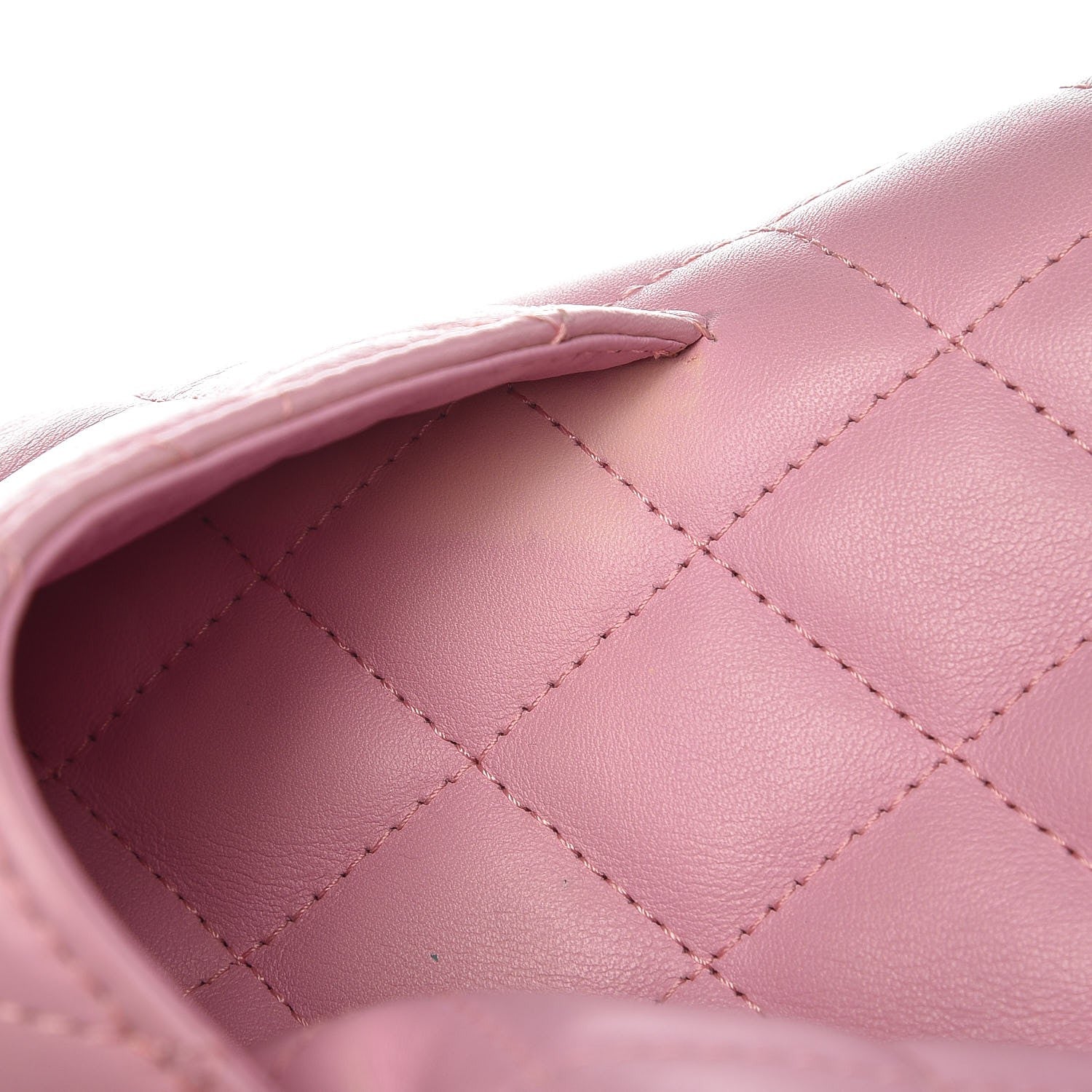 Chanel Calfskin Quilted Small Cambon Tote Pink Black 11 of 11