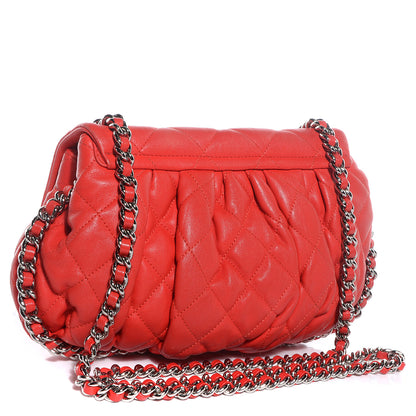 Chanel Washed Lambskin Chain Around Medium Messenger Coral 3 of 8