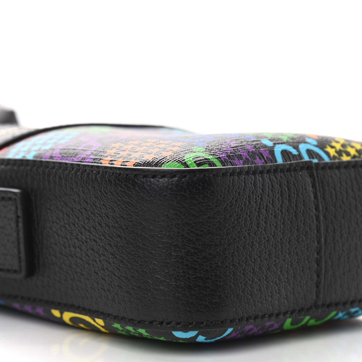 Gucci GG Supreme Monogram Psychedelic Messenger Bag Black 9 of 11