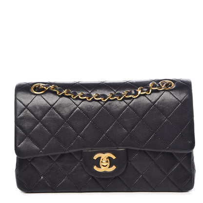 Chanel Lambskin Quilted Small Double Flap Black 1 of 13