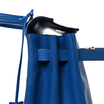 Hermes Courchevel Kelly Retourne 32 Bleu France 15 of 40