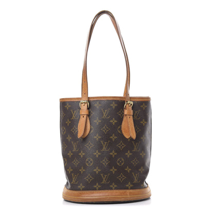 Louis Vuitton Monogram Petit Bucket 23 1 of 22