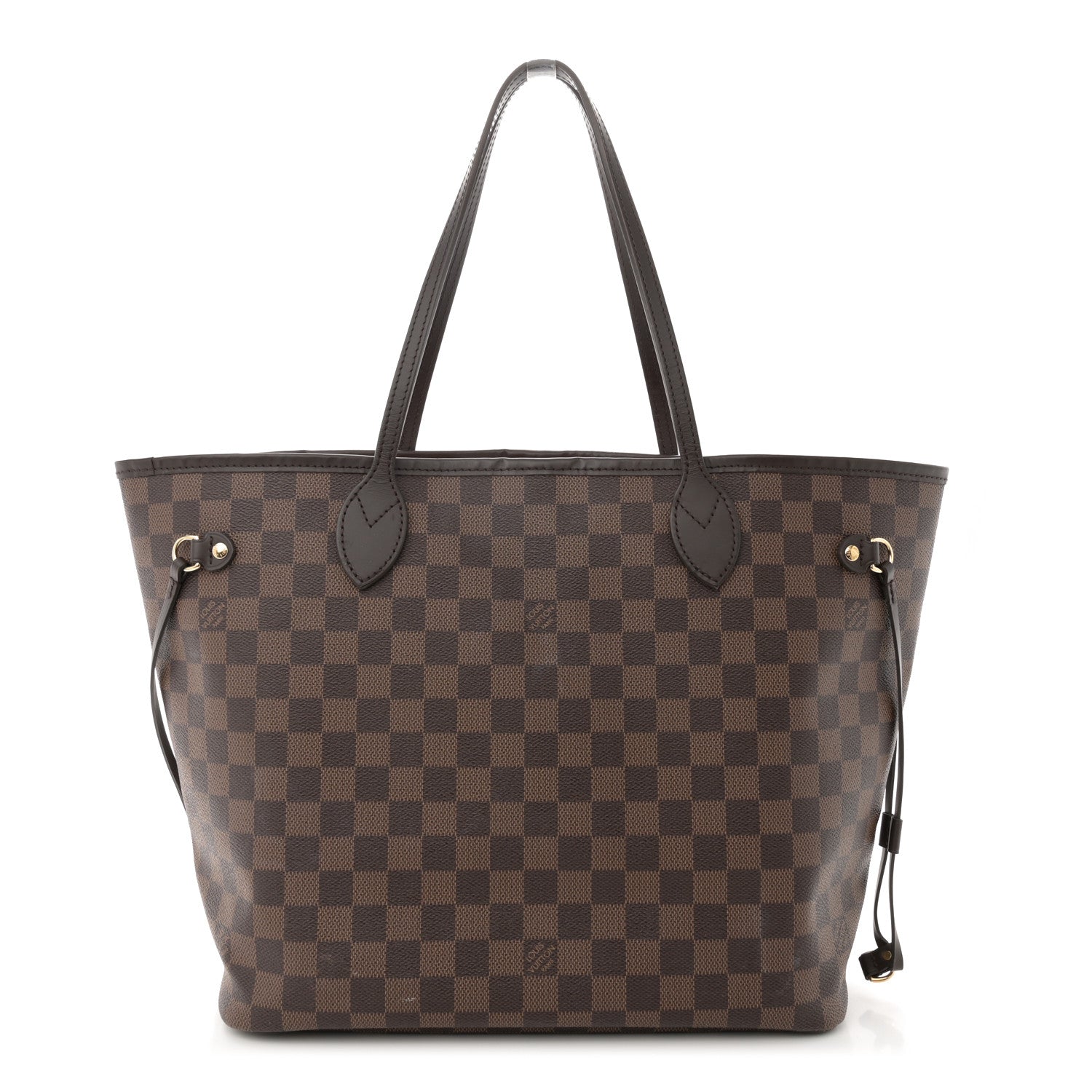 Louis Vuitton Damier Ebene Neo Neverfull MM Rose Ballerine 1 of 10