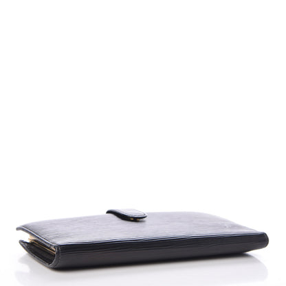 Louis Vuitton Epi Viennois Continental French Purse Wallet Black 4 of 7