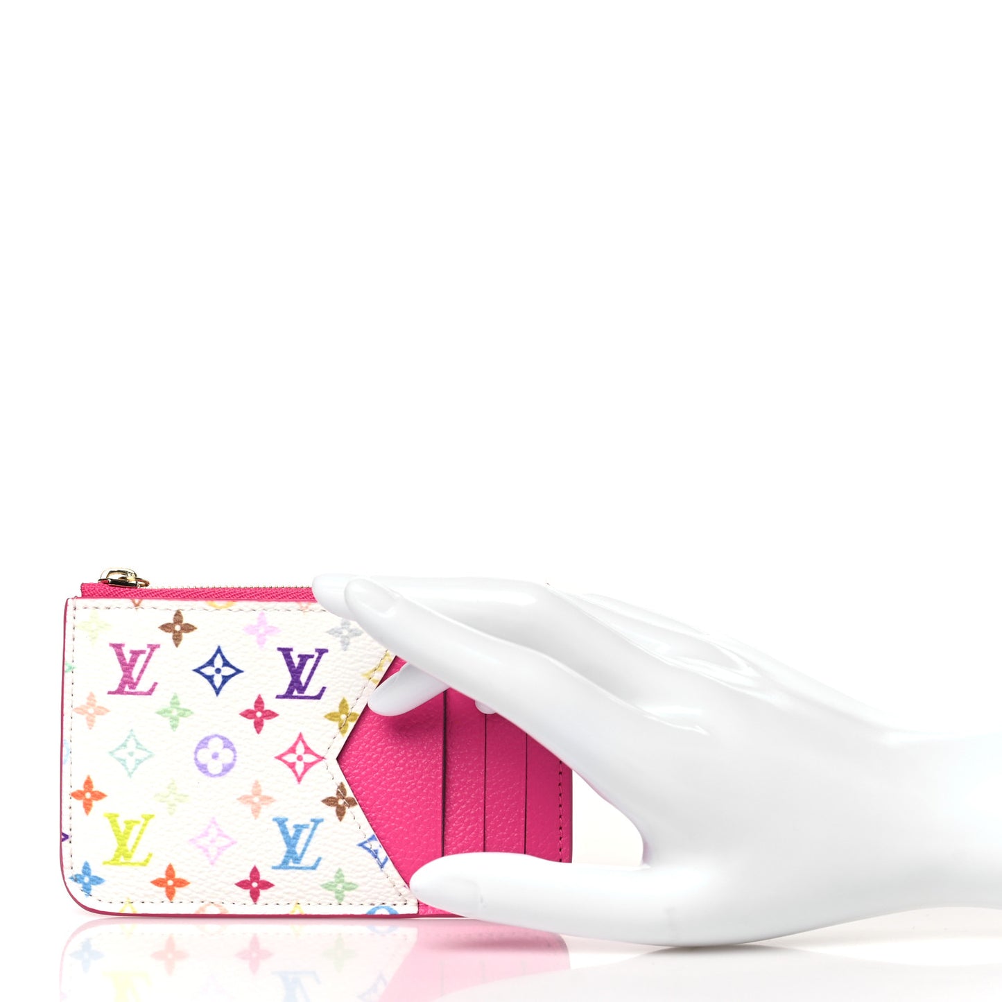 LV X TM Monogram Romy Card Holder Kawaii Pink