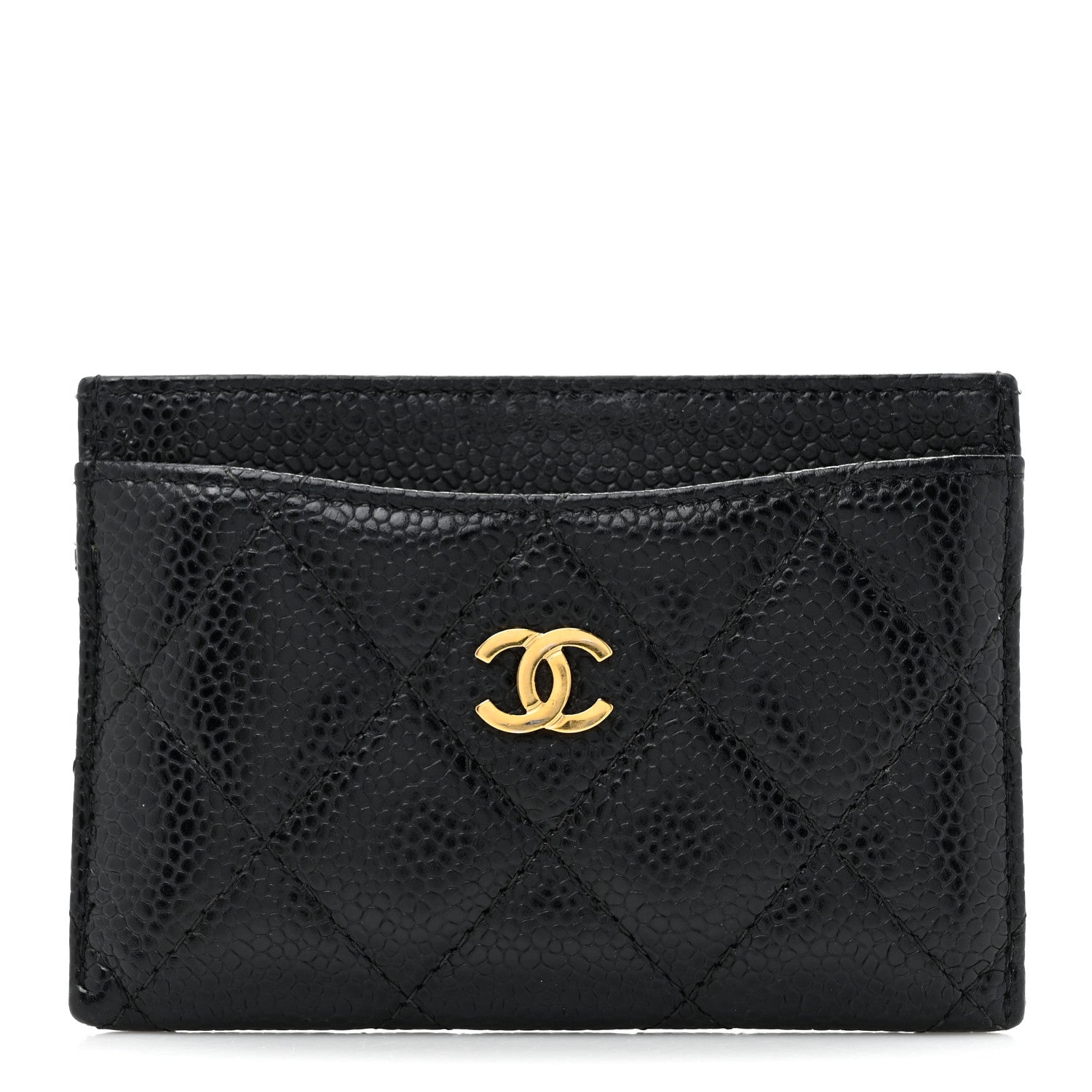 Chanel Caviar Quilted Card Holder Black 1 of 10