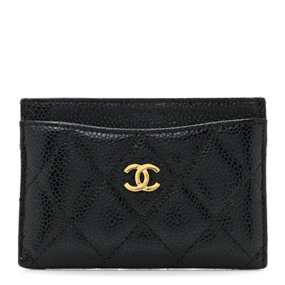 Chanel Caviar Quilted Card Holder Black 1 of 10