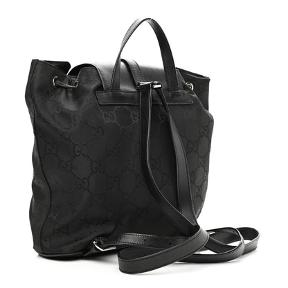 Gucci Nylon Monogram Backpack Black 3 of 15