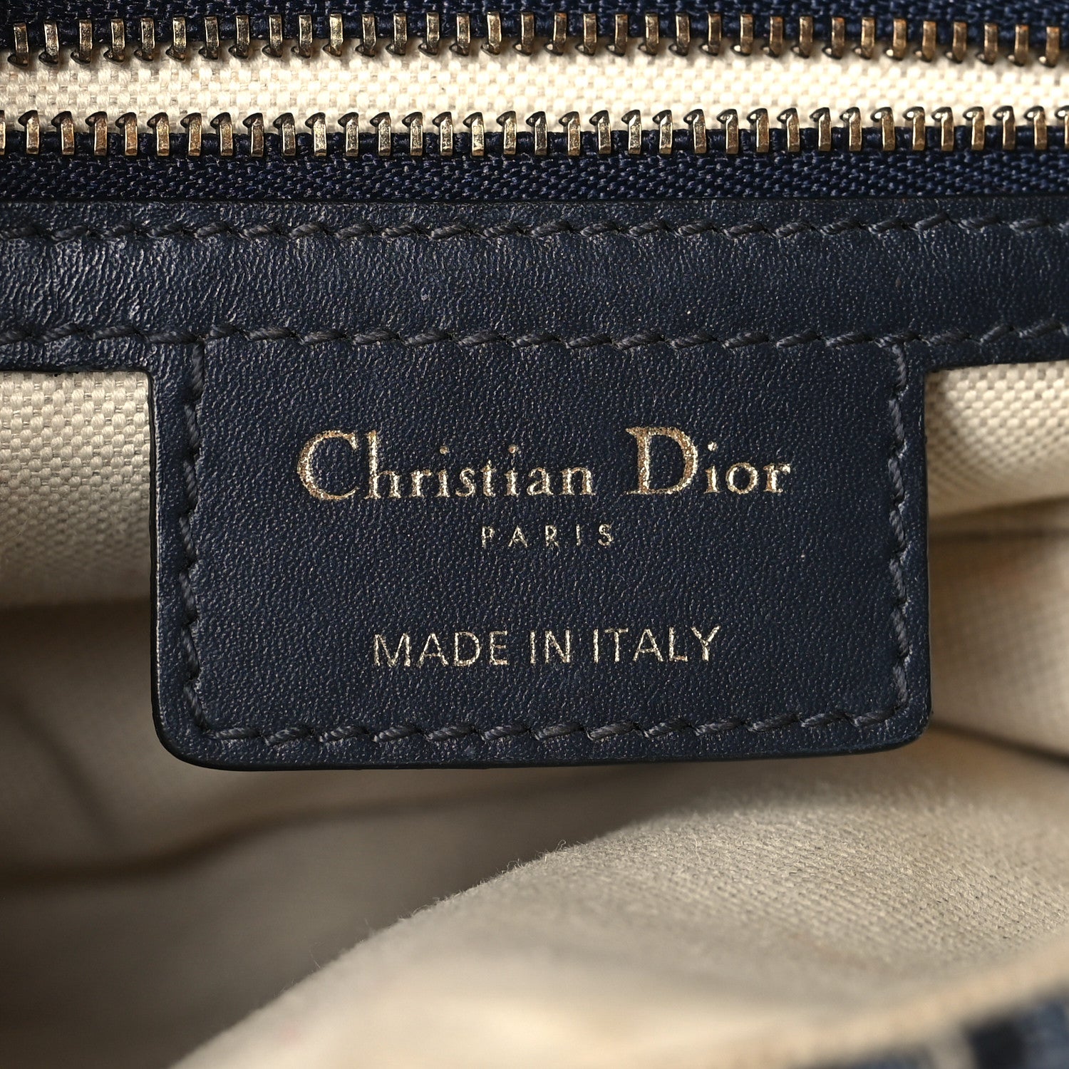 Christian Dior Oblique Saddle Bag Blue 6 of 8