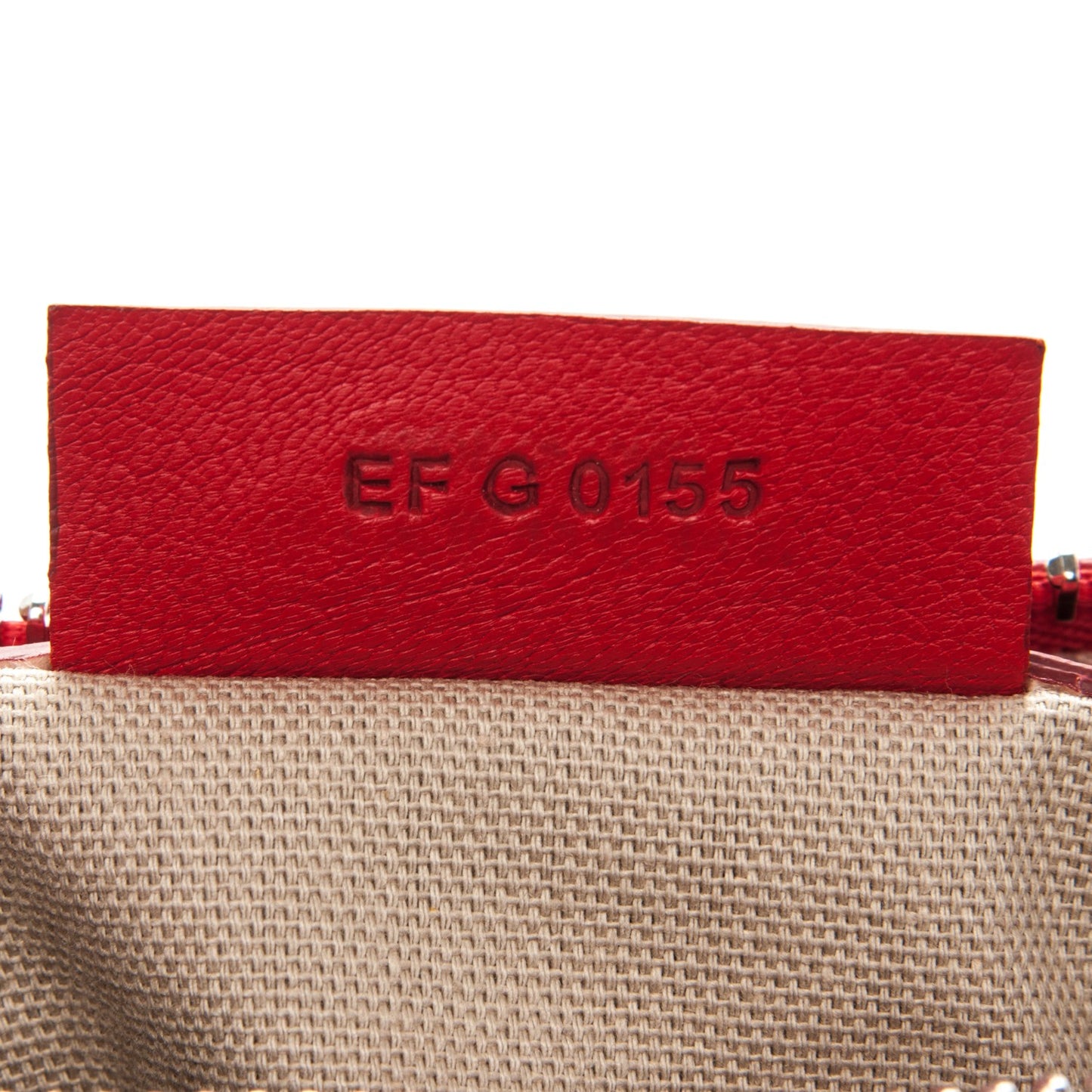 Sugar Goatskin Small Pandora Red