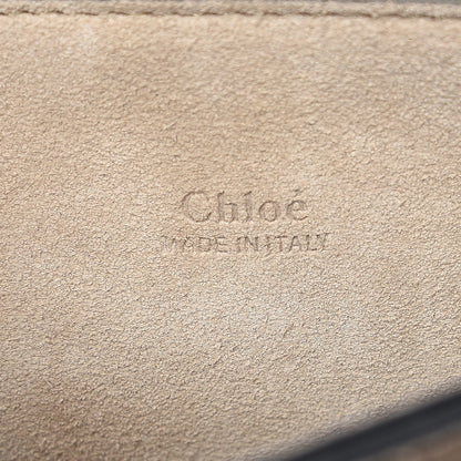 Chloe Suede Calfskin Medium Faye Shoulder Bag Black 6 of 9