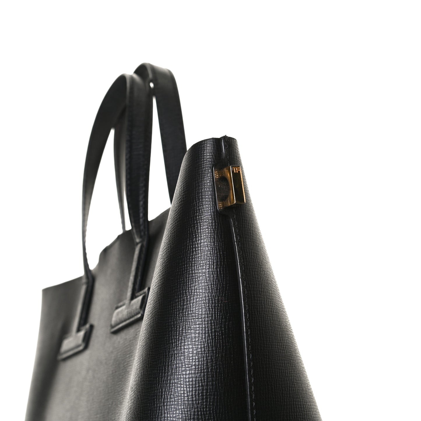 Saffiano Mini T Tote Black