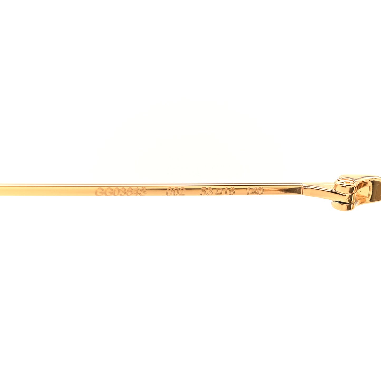 Metal Pearl Cat Eye Sunglasses GG0364S Gold