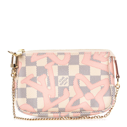 Louis Vuitton Damier Azur Tahitienne Mini Pochette Accessories 1 of 8