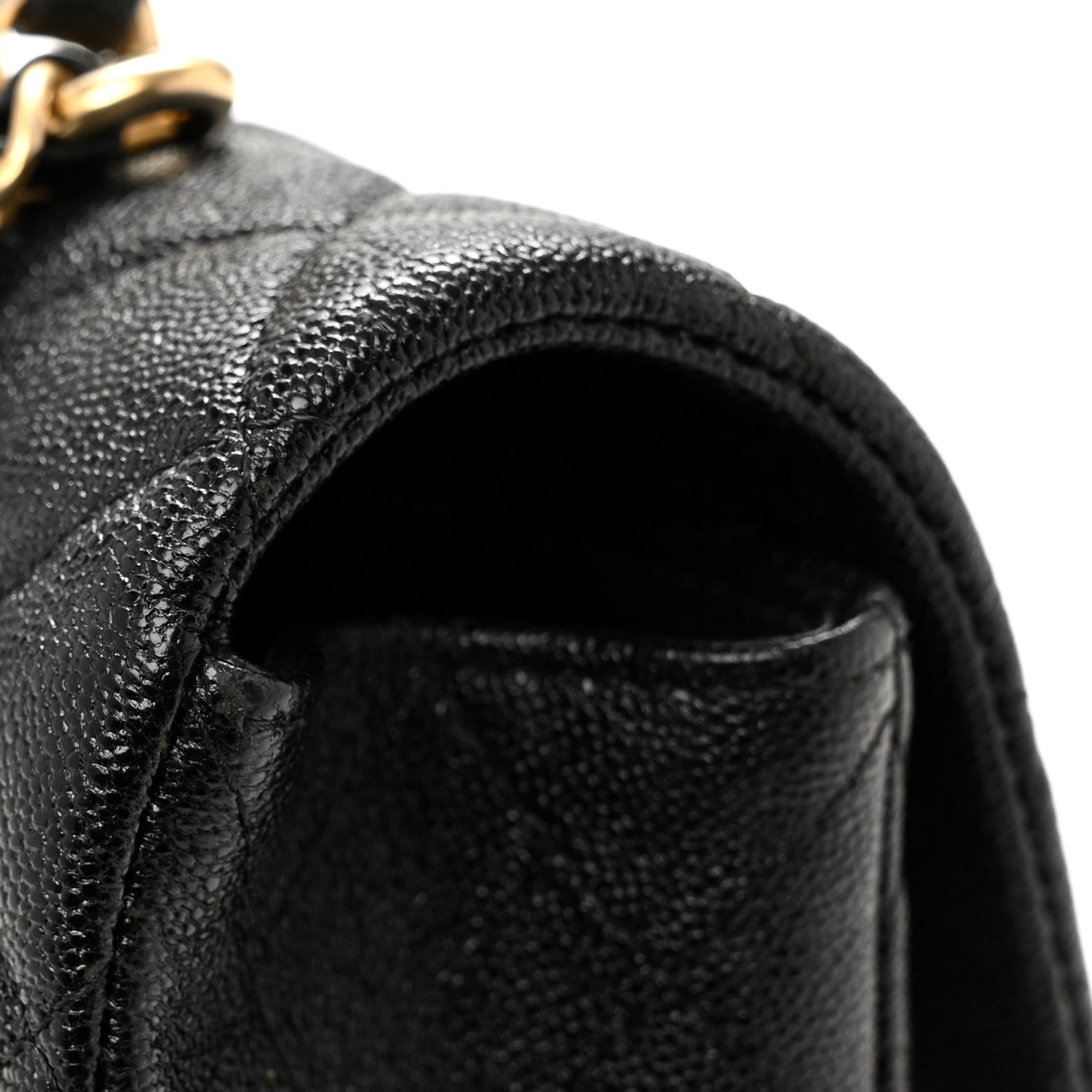 Chanel Caviar Quilted Mini Top Handle Rectangular Flap Black 11 of 14
