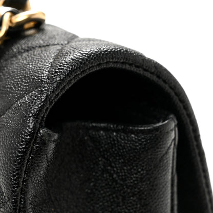 Chanel Caviar Quilted Mini Top Handle Rectangular Flap Black 11 of 14