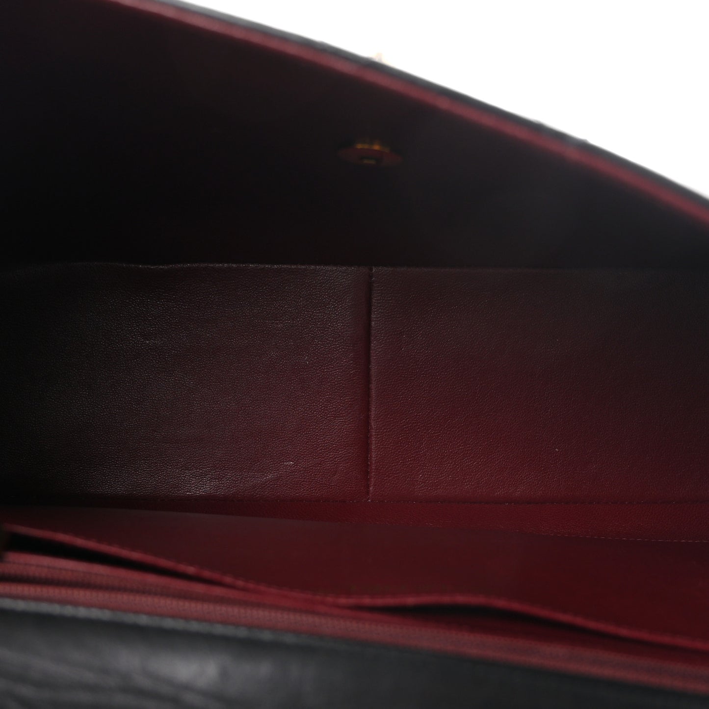 Lambskin Quilted XL Jumbo Single Flap Black