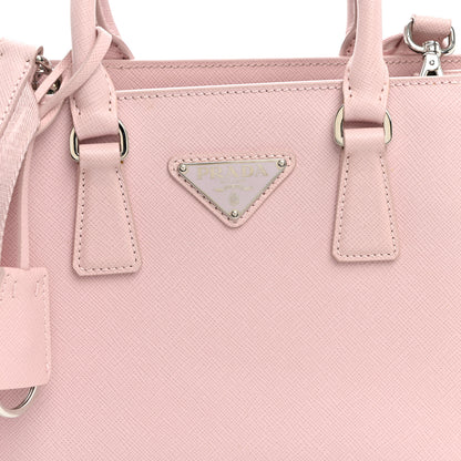 Prada Saffiano Lux Micro Galleria Shoulder Bag Alabastro 7 of 9