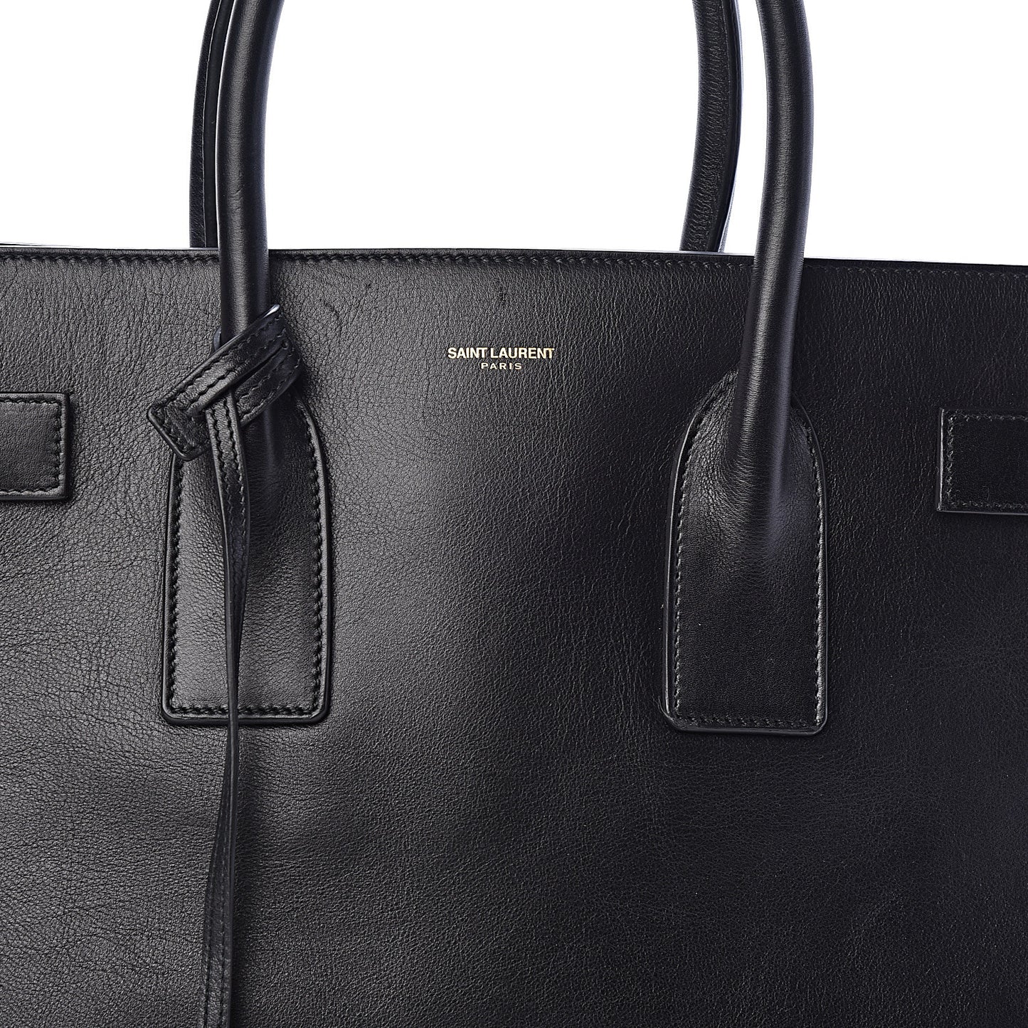 Calfskin Large Sac De Jour Carryall Black
