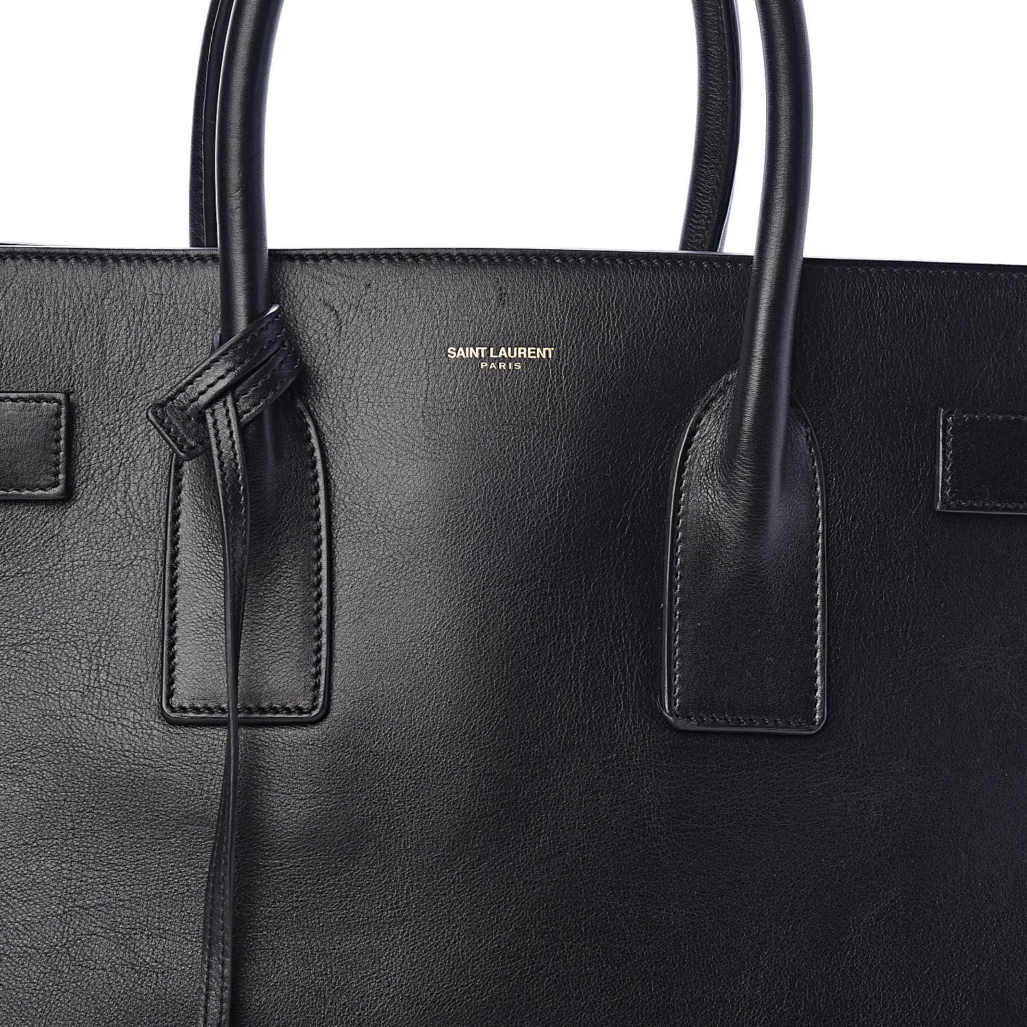 Saint Laurent Calfskin Large Sac De Jour Carryall Black 7 of 9