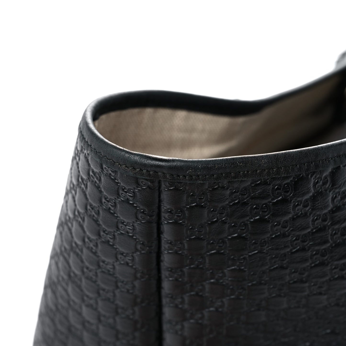 Microguccissima Large Joy Tote Black