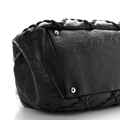 Chanel Calfskin Ultra Stitch Bowler Black 9 of 10