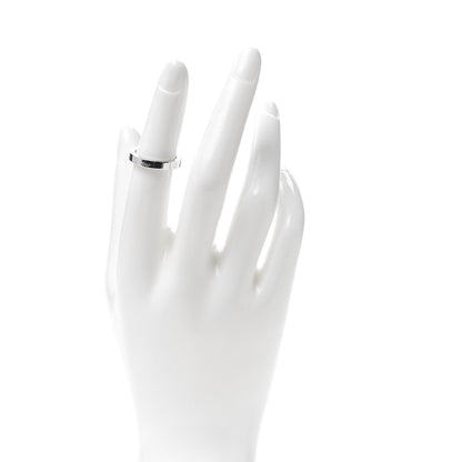 Cartier 18K White Gold Lanieres Ring 49 4.75 2 of 5