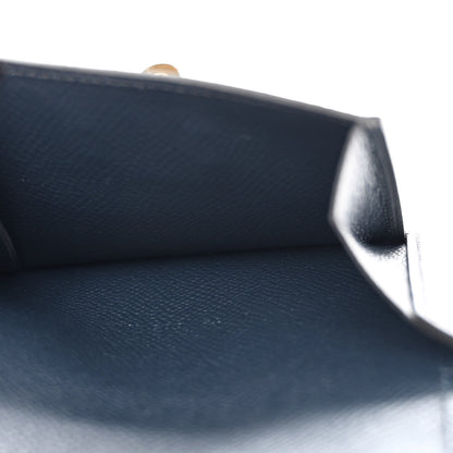 Hermes Epsom Kelly Pocket Compact Wallet Bleu Indigo 5 of 10