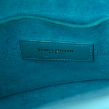 Saint Laurent Calfskin Nano Sac De Jour Turquoise 5 of 16