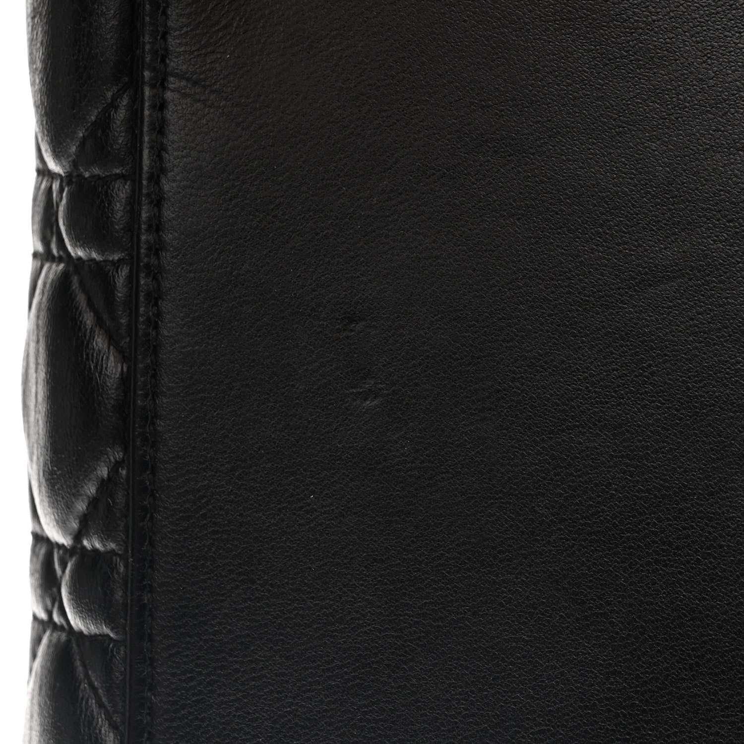 Christian Dior Lambskin Cannage Medium Lady Dior Black 14 of 15