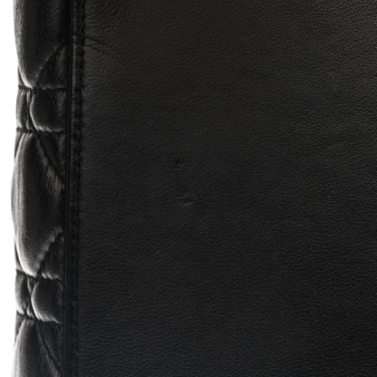 Christian Dior Lambskin Cannage Medium Lady Dior Black 14 of 15
