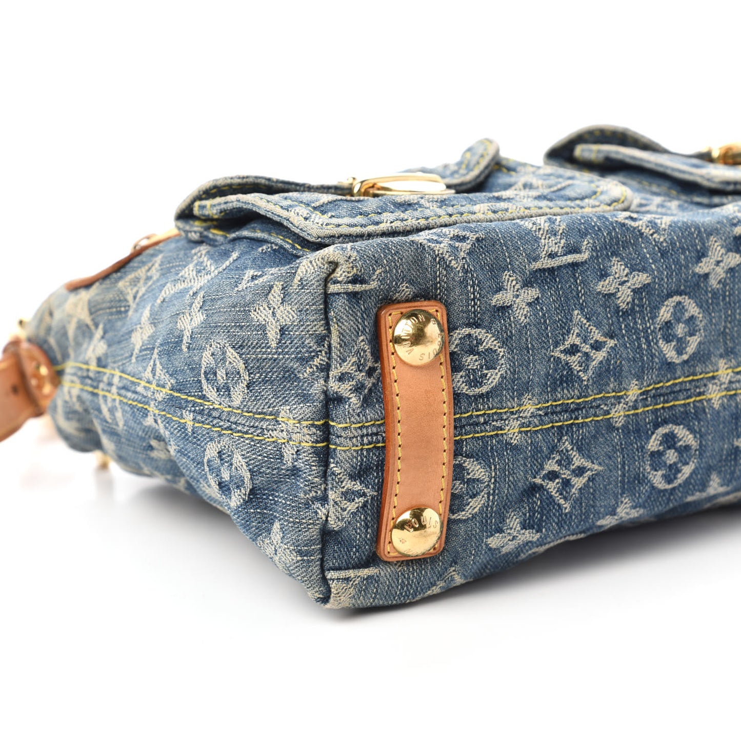 Monogram Denim Baggy PM Blue