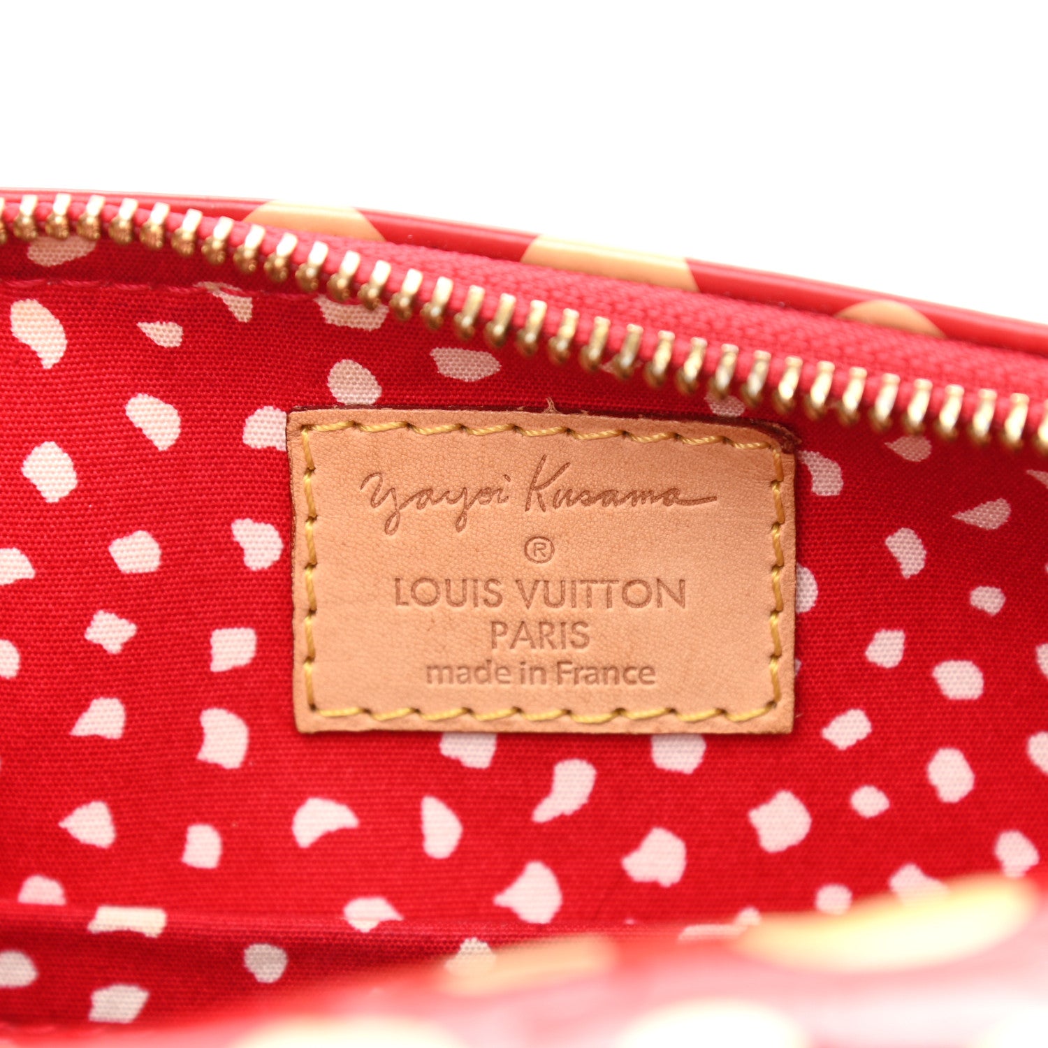 Louis Vuitton Vernis Kusama Infinity Dots Papillon 30 Red 6 of 13