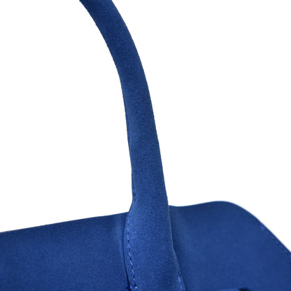 Mansur Gavriel Suede Sun Bag Sea Blue 12 of 15