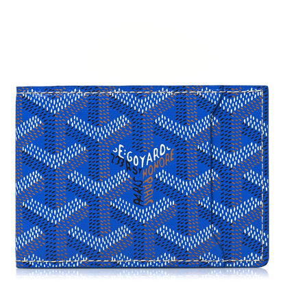 Goyard Goyardine Multi Slot Bi-Fold Wallet Sky Blue 1 of 10