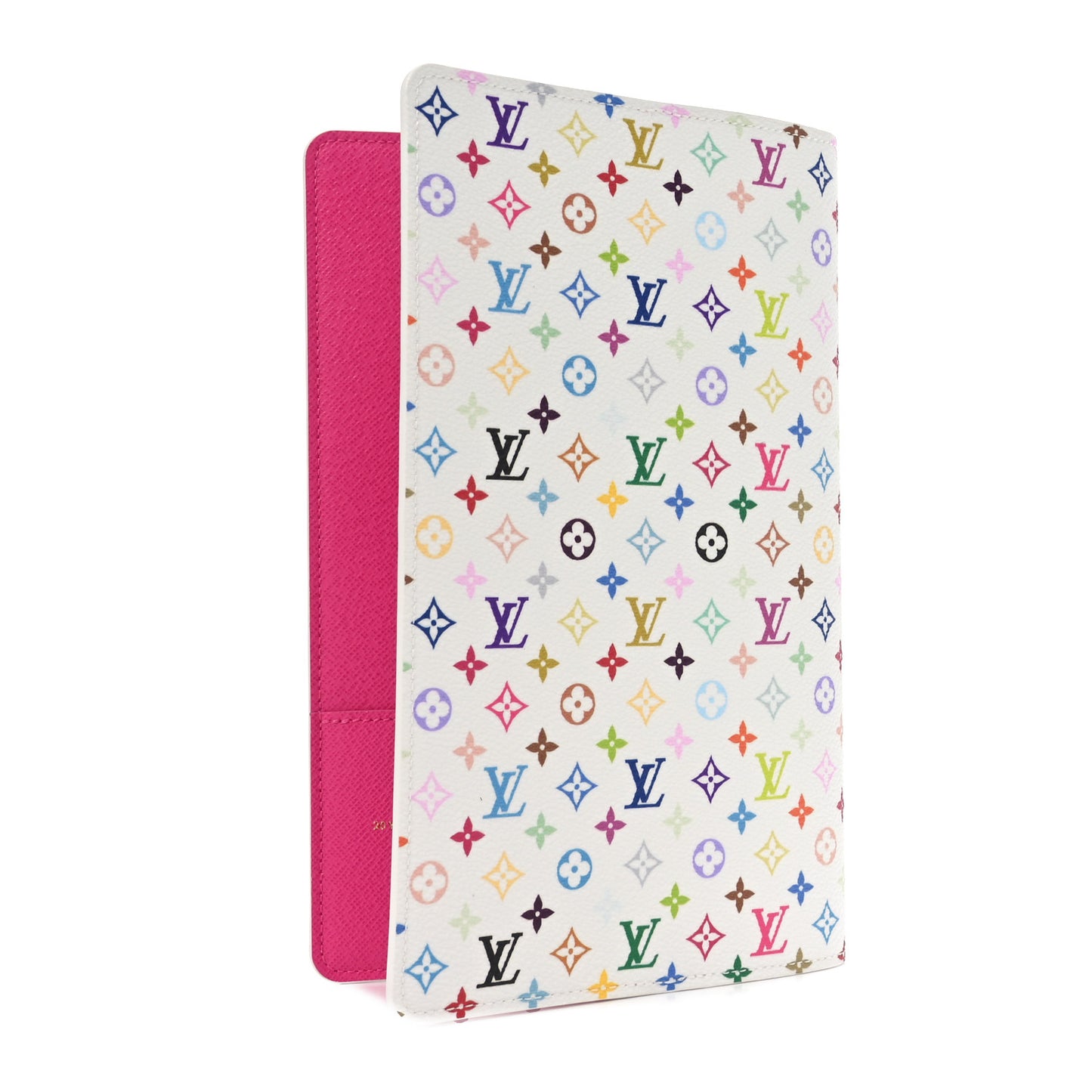 LV X TM Monogram Multicolor Emily Notebook Cover MM White