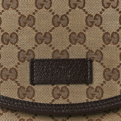 Gucci Monogram Natural Pigskin Large Diaper Bag Beige Ebony Cocoa Dark Chocolate 9 of 13