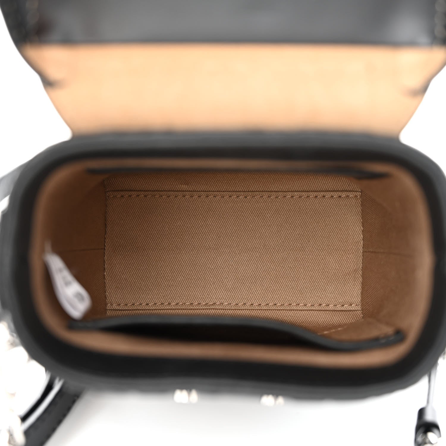 MCM Calfskin Ottomar Logo Mini Soft Berlin Crossbody Black 5 of 10