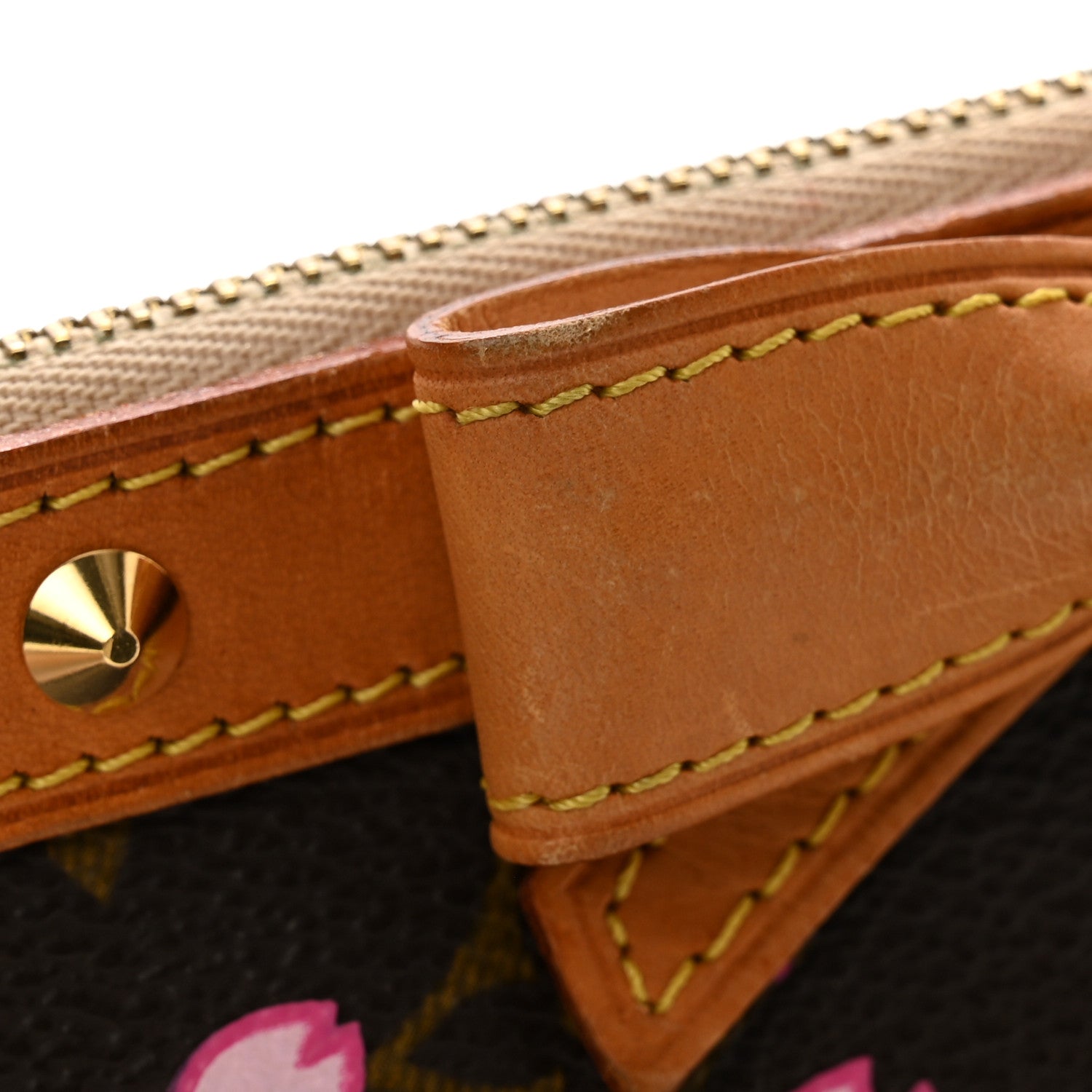 Louis Vuitton Monogram Cherry Blossom Pochette Accessories Brown 9 of 14