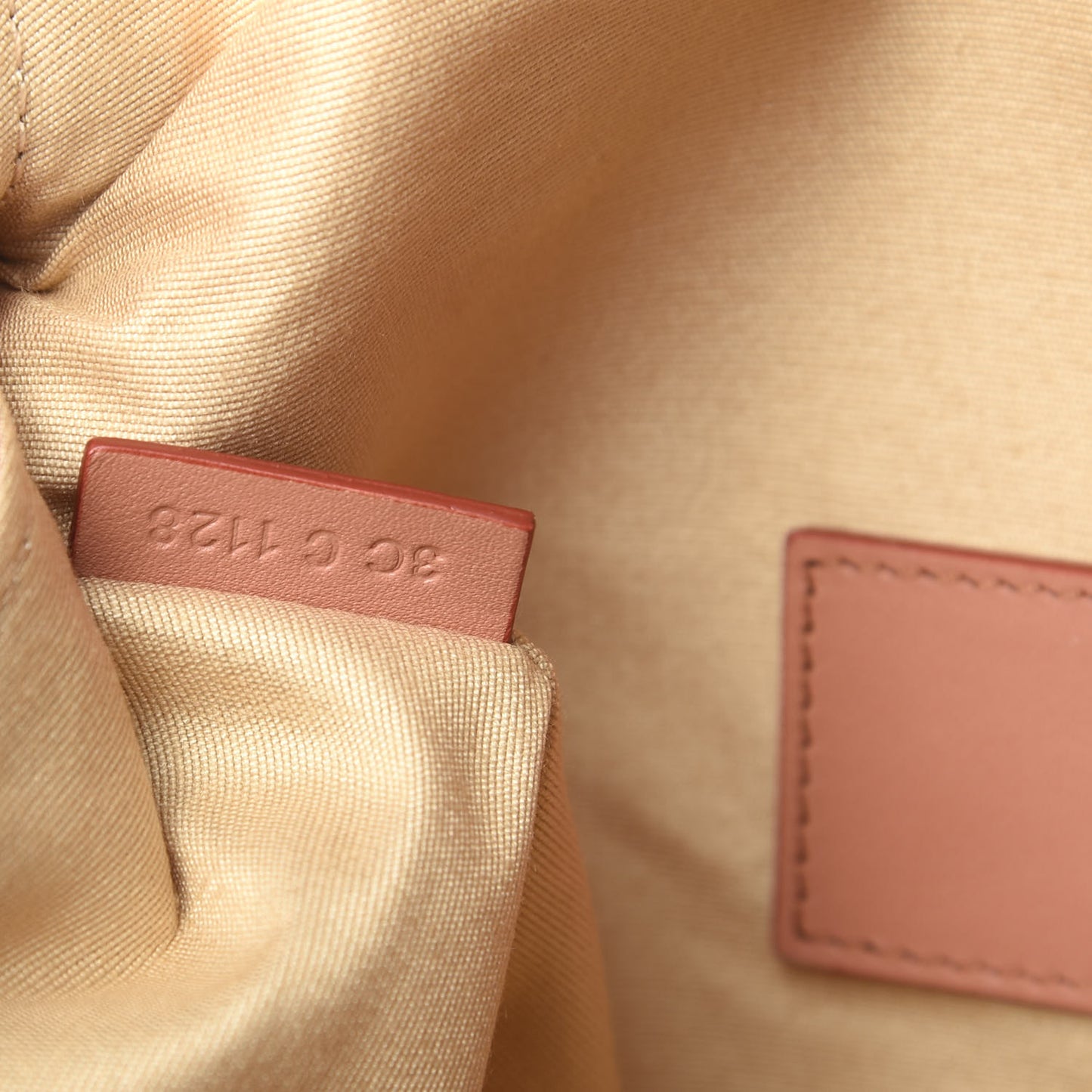 Calfskin Whip Belt Bag Pale Coral