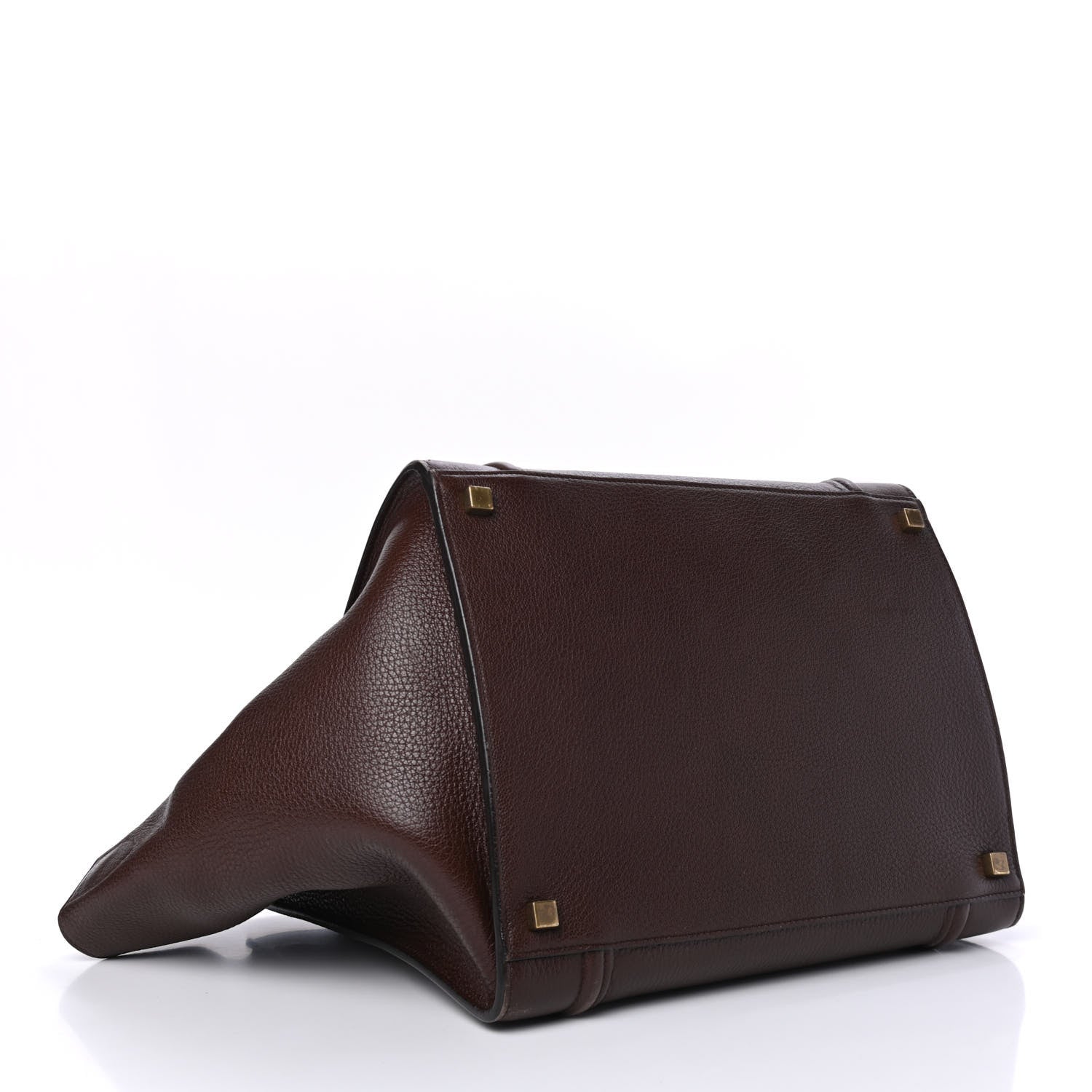 Celine Grained Calfskin Medium Phantom Luggage Brown 3 of 4