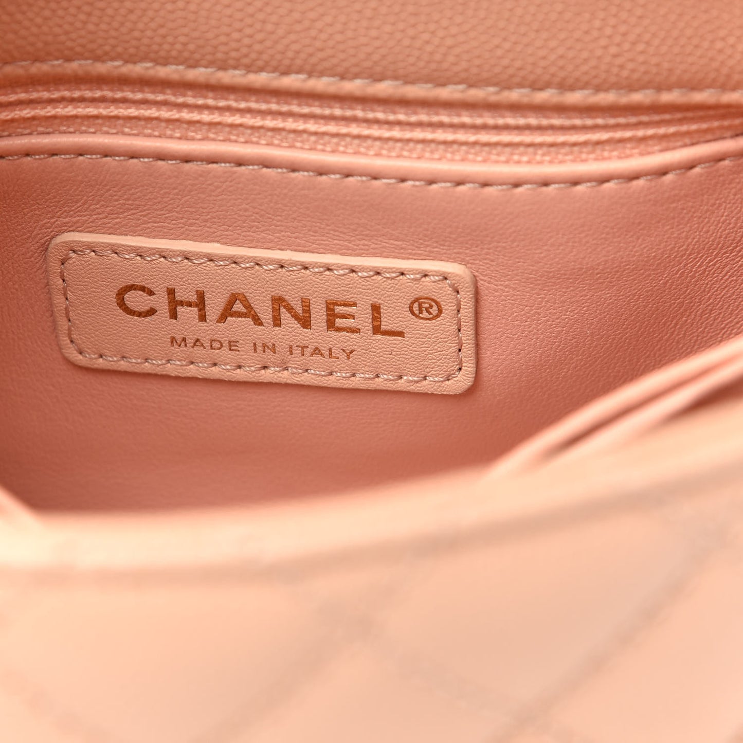 Caviar Quilted Extra Mini Coco Handle Flap Light Pink