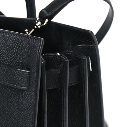 Saint Laurent Grained Calfskin Small Sac De Jour Black 10 of 10