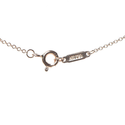 Tiffany 18K Rose Gold Diamond .12ct Solitaire Pendant Necklace 5 of 7