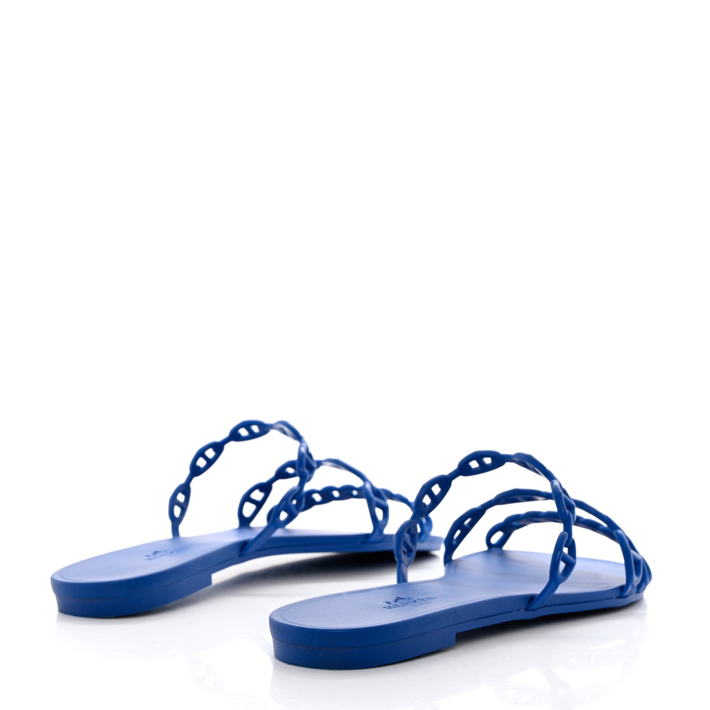 Rubber Chaine d'Ancre Rivage Sandals 38 Bleu Smalt
